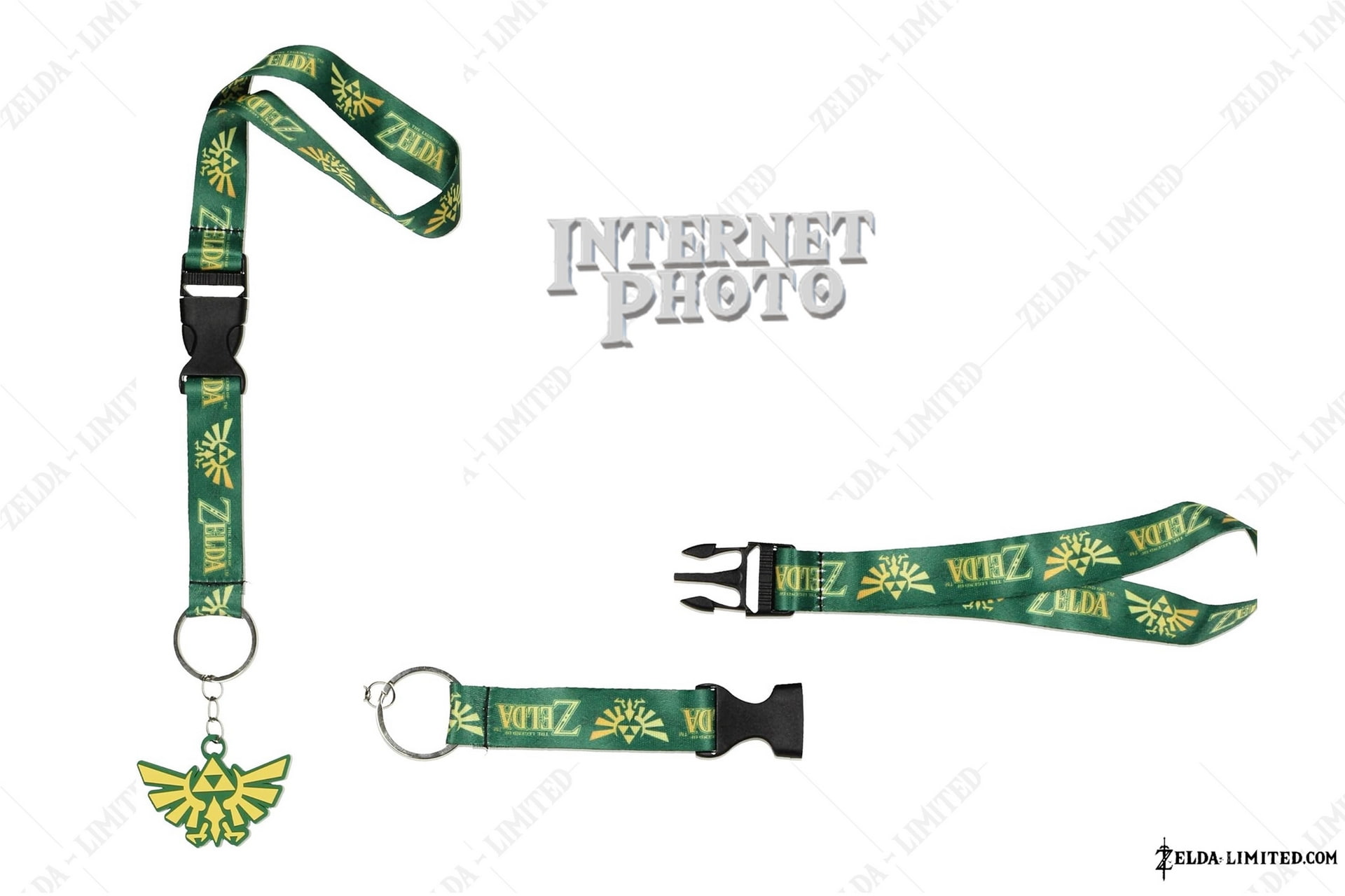 lanyard with hylian crest charm