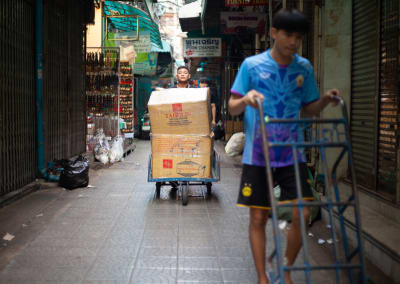 Workers in Bangkok, Thailand, Storytelling