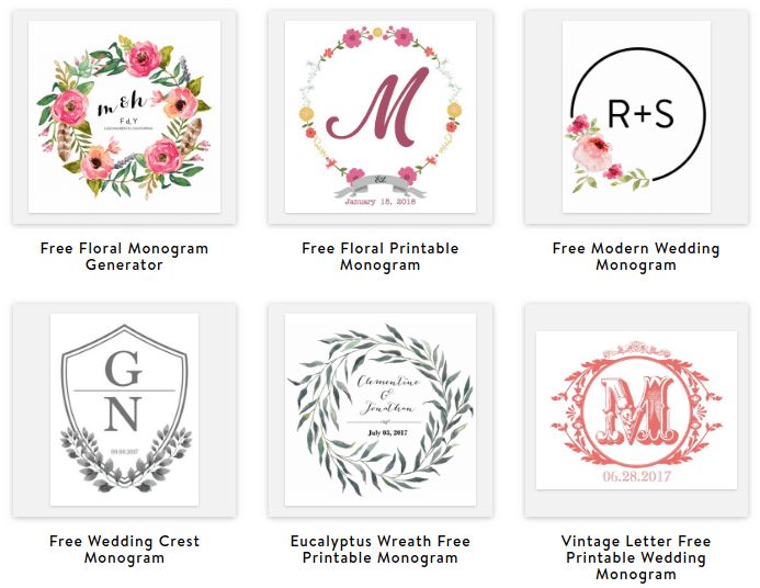 Initial letter EM wedding monogram logo design inspiration in 2023