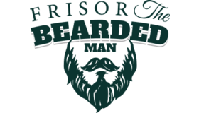 Frisor Bearded Man Logo