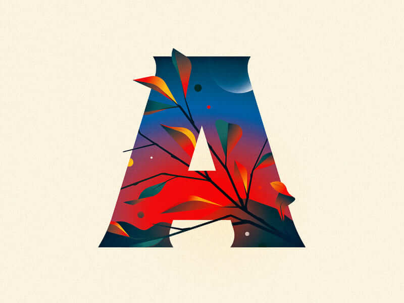 letter a design for logo