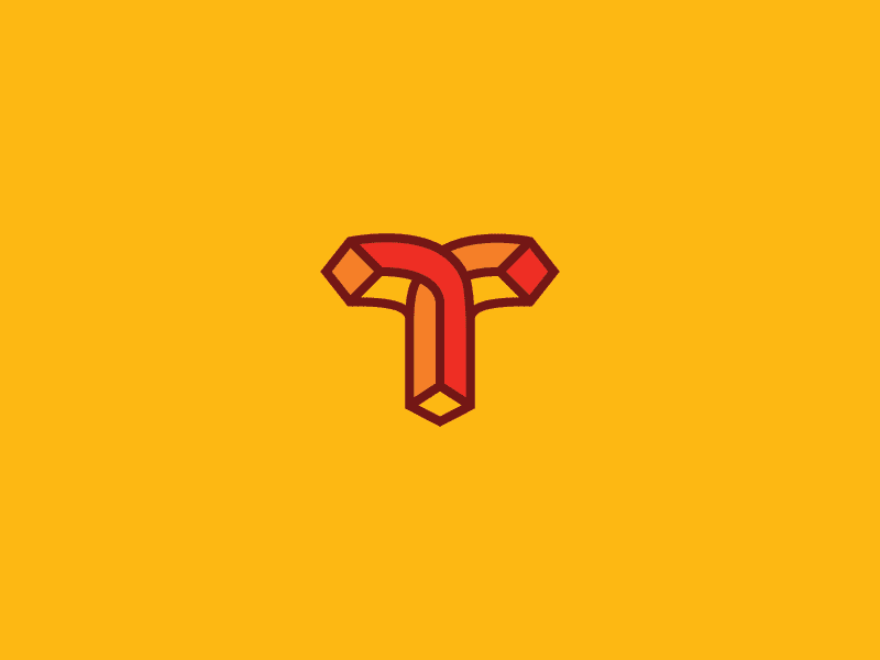 T logo design