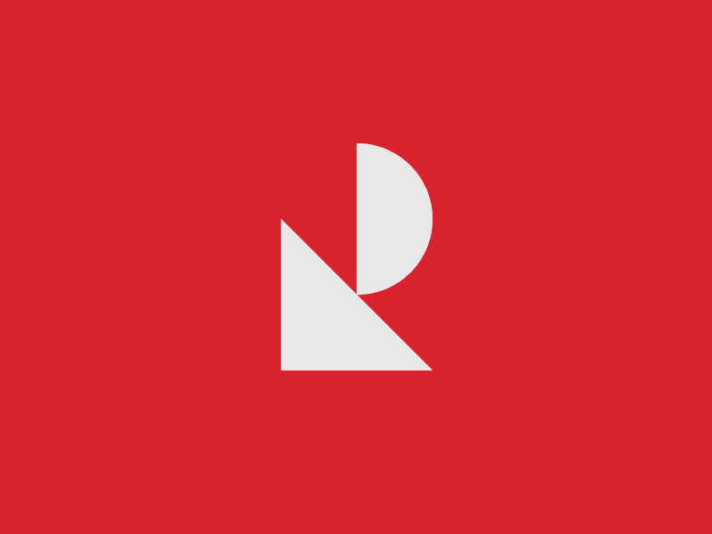 R logo design