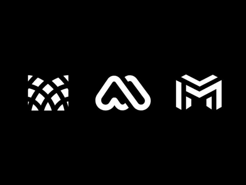 M logo design