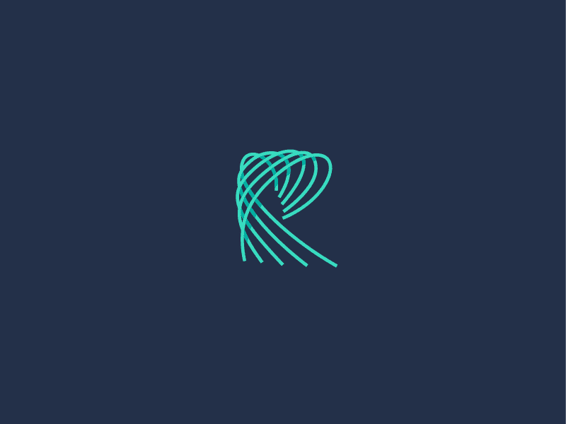 R logo design