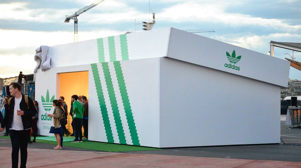 Adidas Pop-up Store Made of Repurposed Materials - Gift Ideas