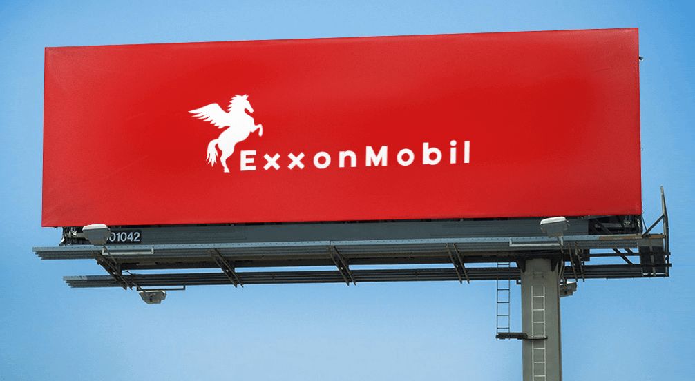 How would ExxonMobil logo look like if it were made in ZenBusiness?