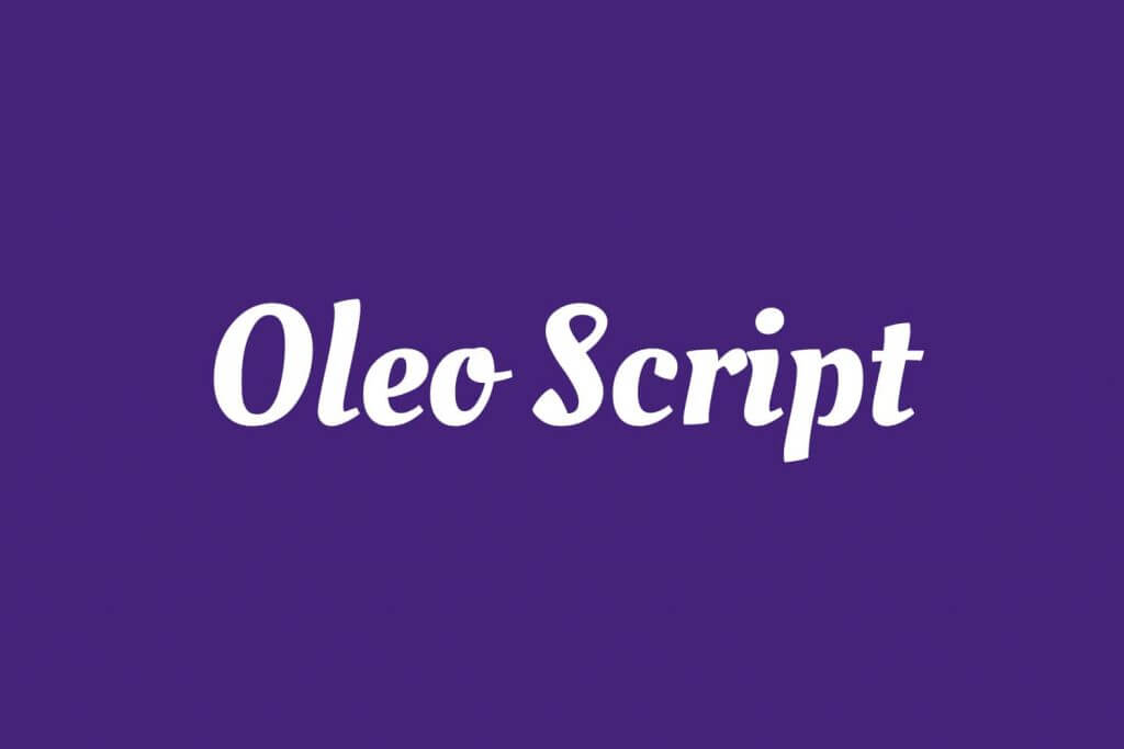 Oleo Font﻿