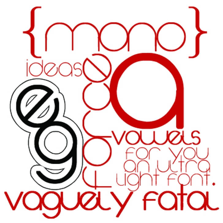 Vaguely Fatal Font﻿