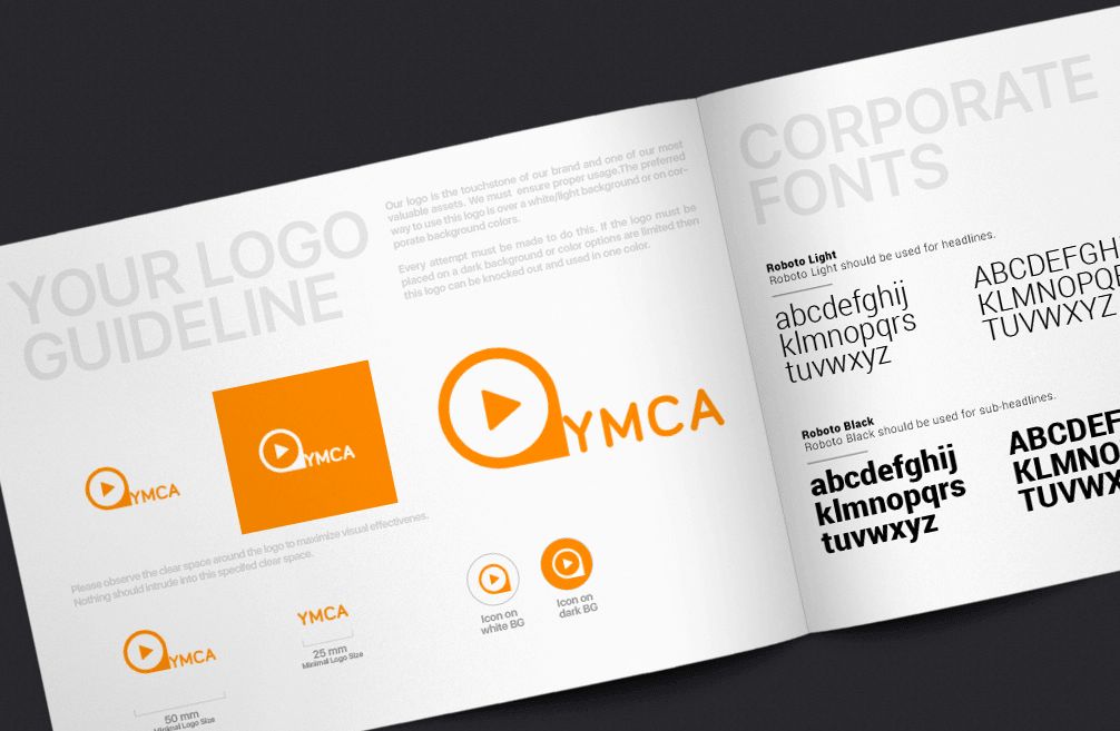 How would YMCA logo look like if it were made in ZenBusiness?