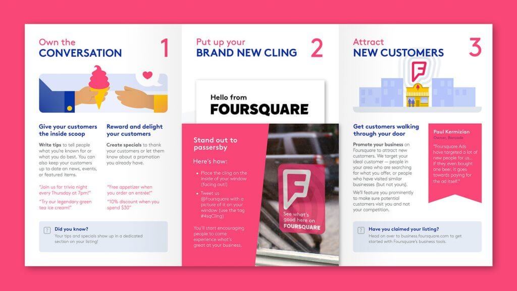 Superhero-Inspired Social Media Rebranding : Foursquare logo