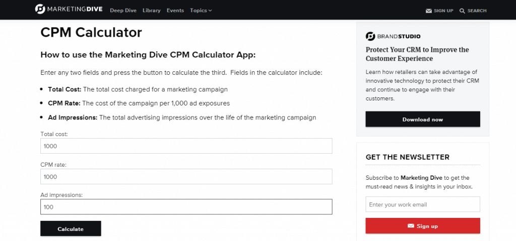 CPM Calculator: Definition & How to Calculate It in 2023 - WatchThemLive