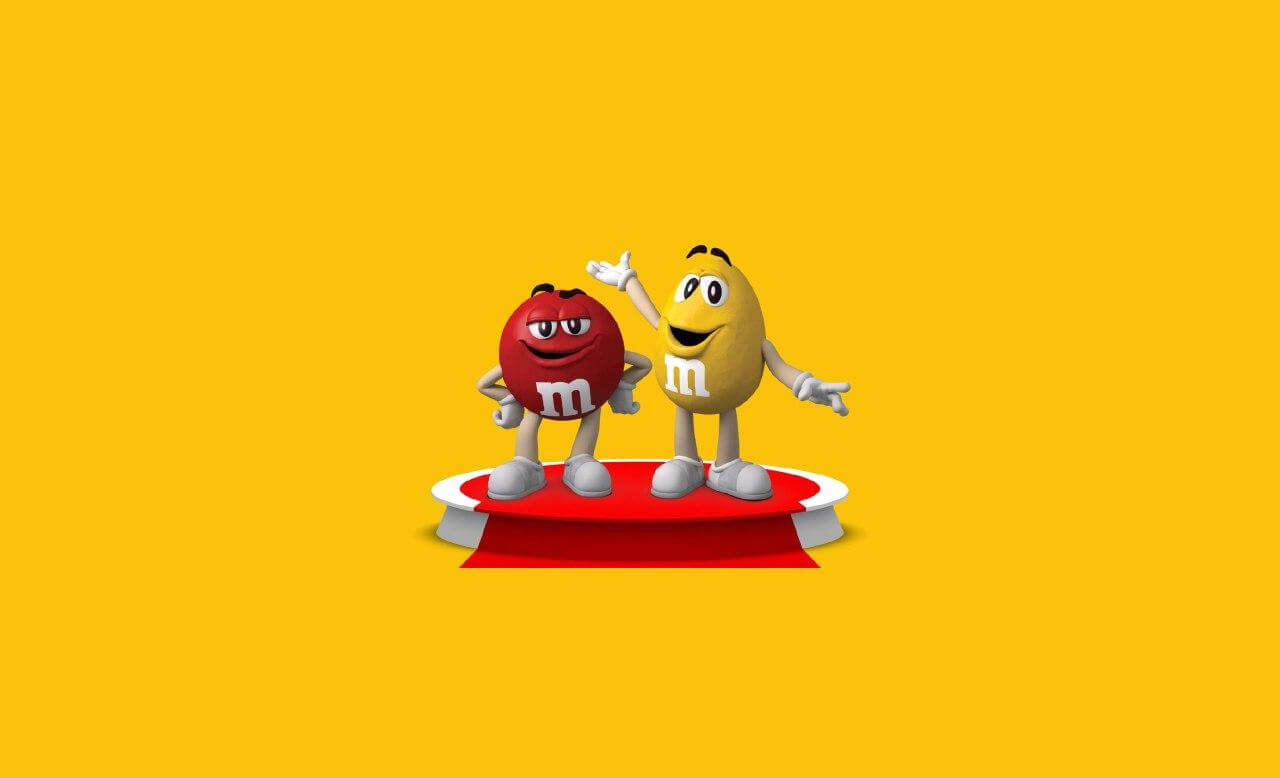 M&M mascots