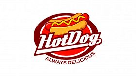 Hot Dog Delicious Logo