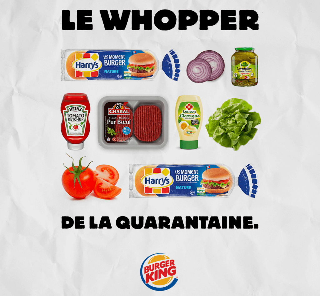 Burger King “Quarantine Whopper”