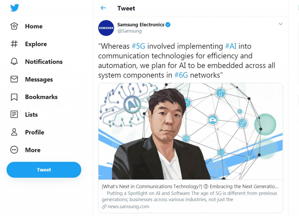 Samsung Twitter