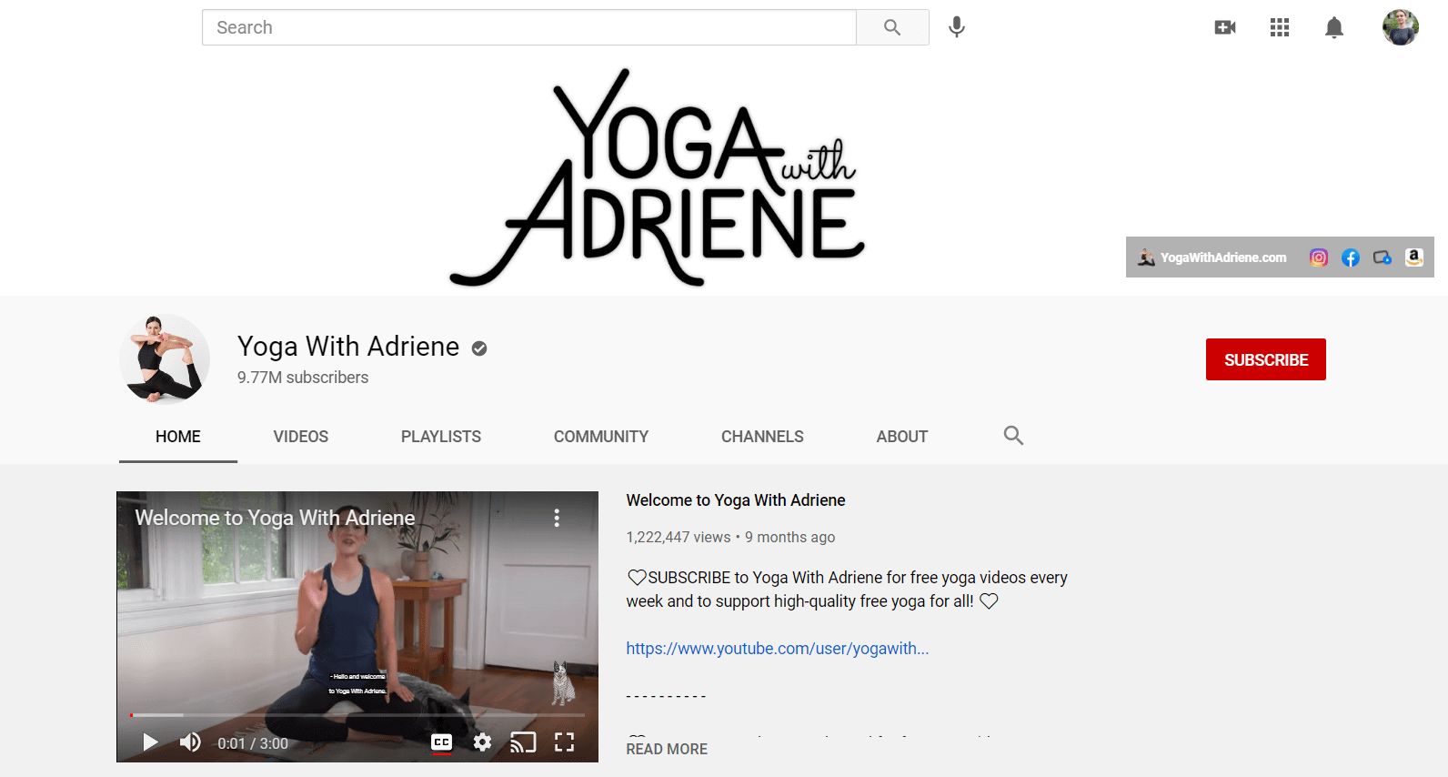 Yoga With Adriene