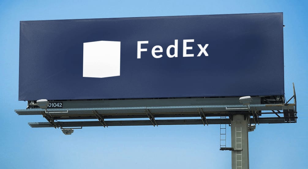 How would FedEx logo look like if it were made in ZenBusiness?