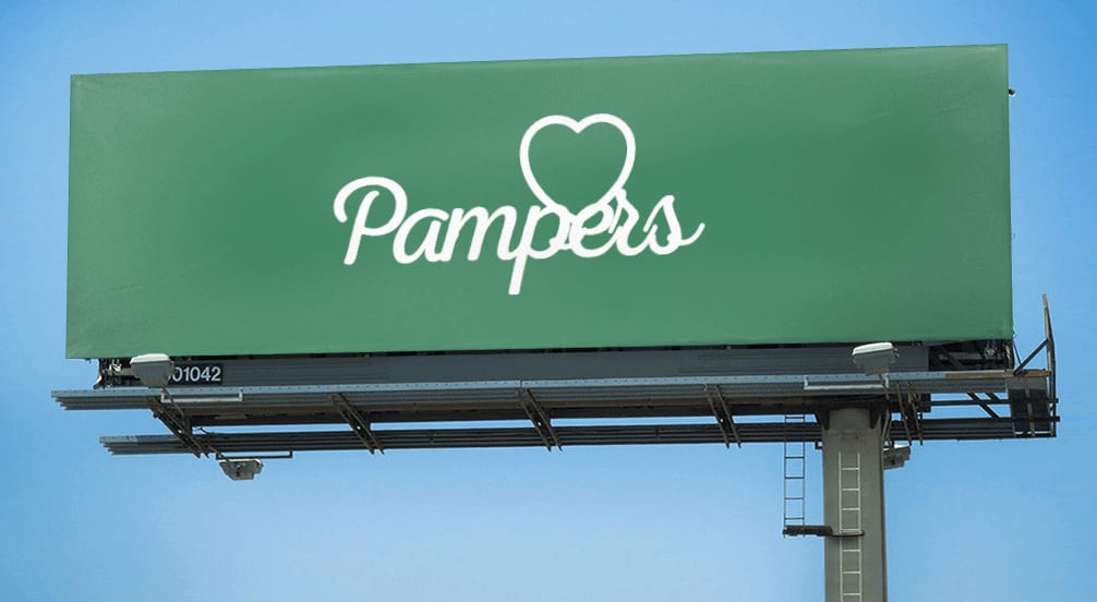 How would Pampers logo look like if it were made in ZenBusiness?