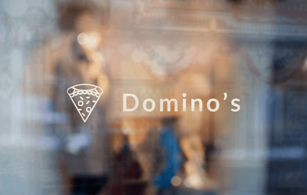 How would Domino’s logo look like if it were made in ZenBusiness?