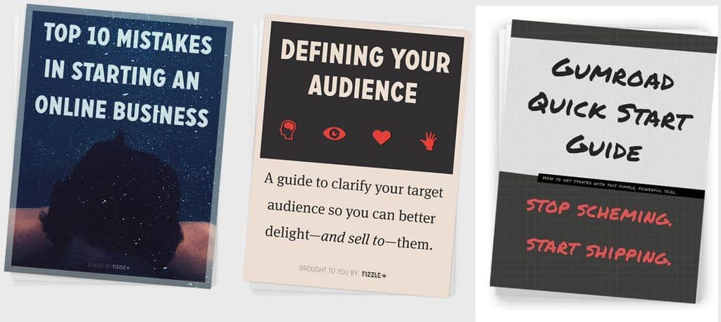 Here's the covers of each of our business guides right now