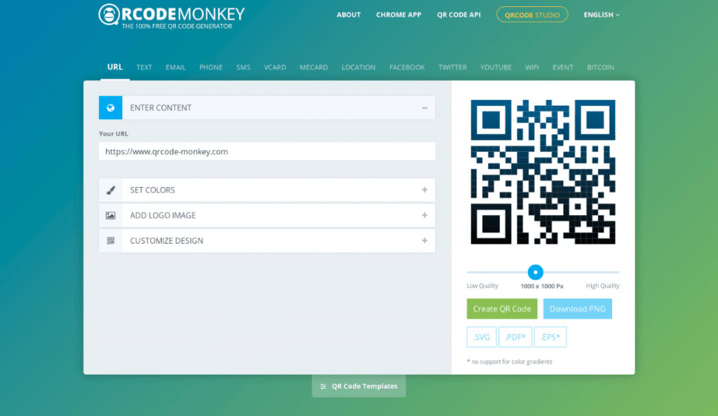 qr code monkey