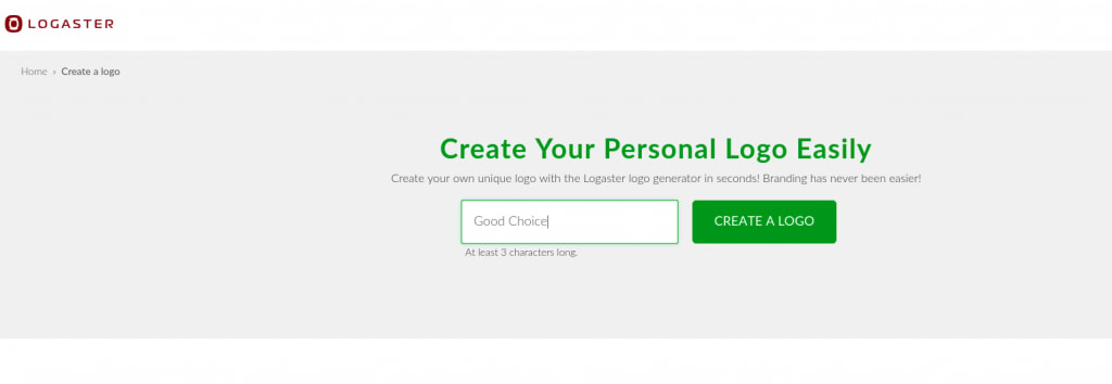 create logo