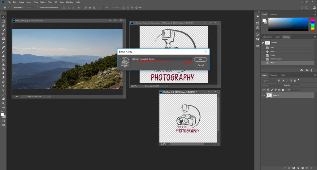 adding logo