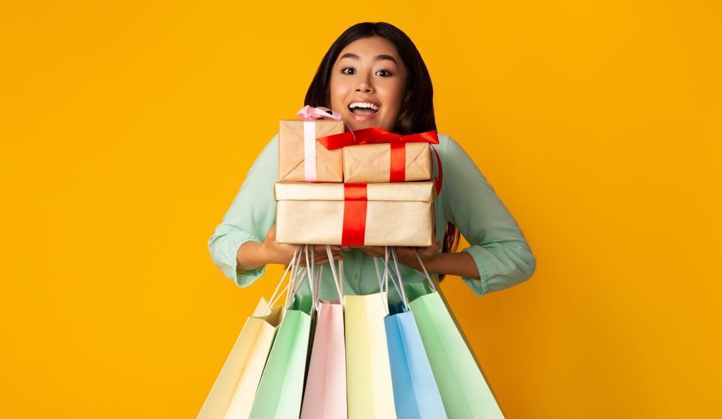 holiday shoppers