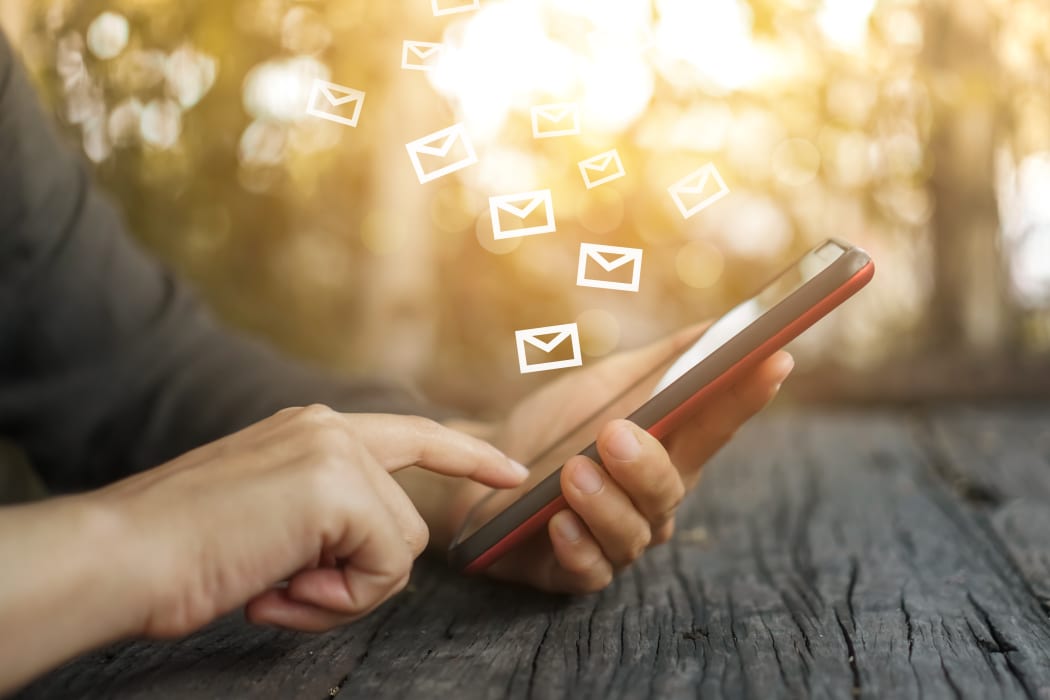 cell phone with email