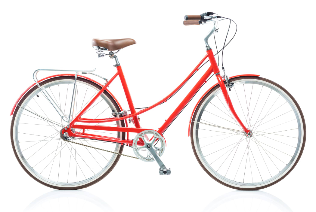 red bicycle
