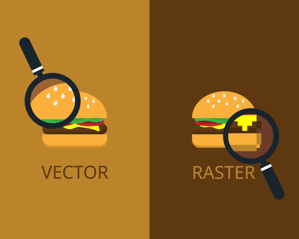 difference between vector and raster graphics