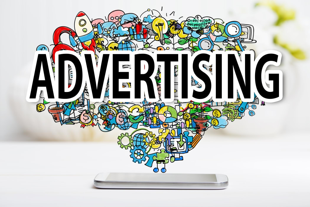 colorful advertising