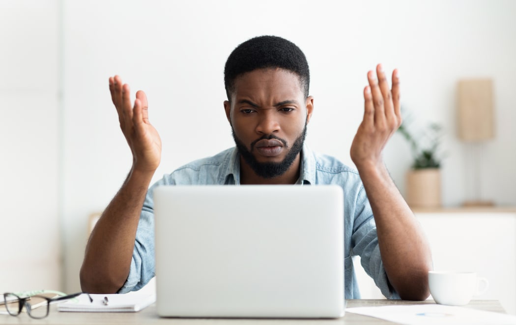 worker upset about wrong font
