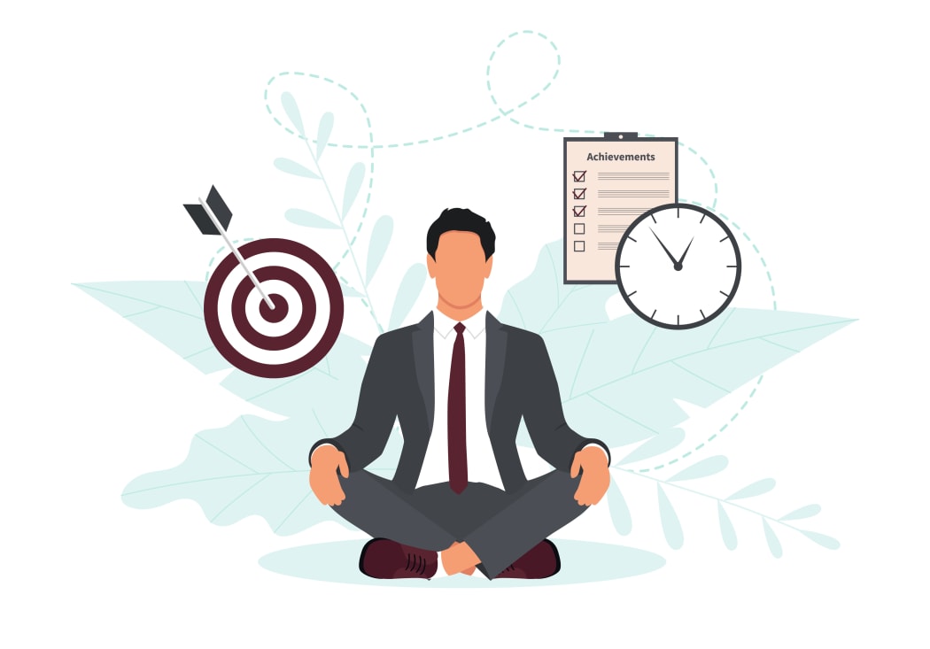 businessman with self discipline