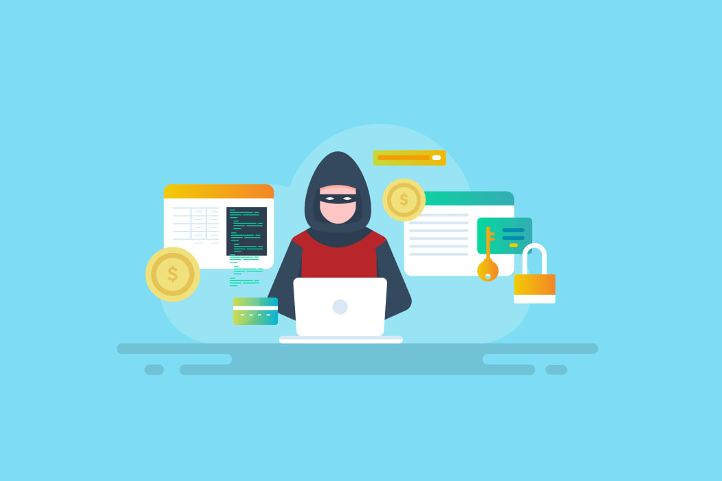 thief stealing website