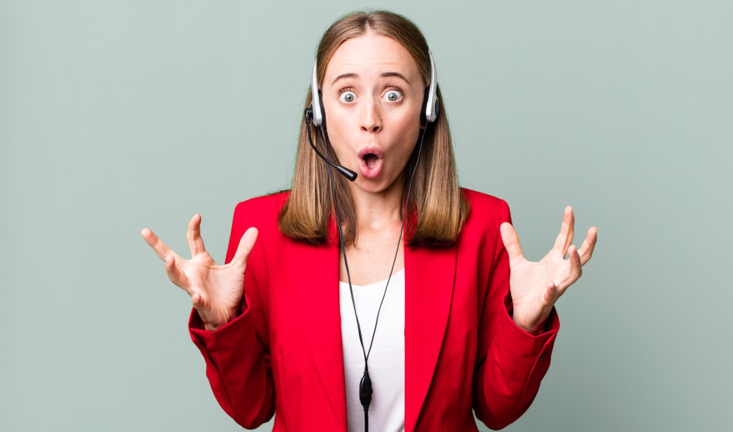 frightened telemarketer