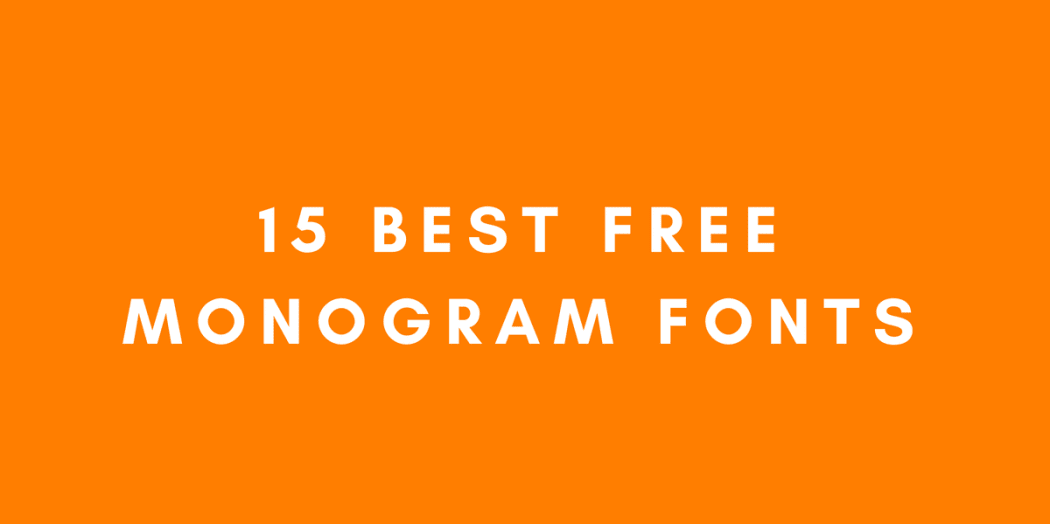 Free Monogram Fonts