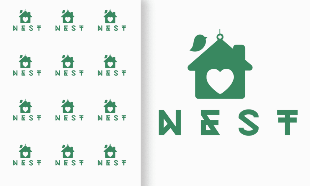 How to create a background from the logotype