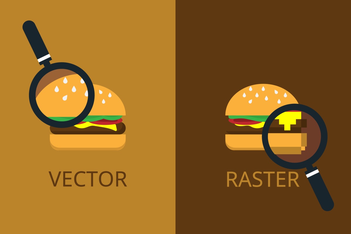 difference between vector and raster graphics