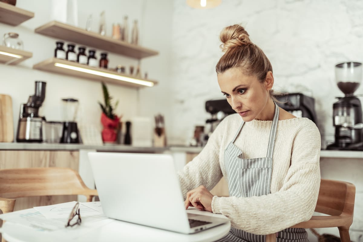 woman in apron