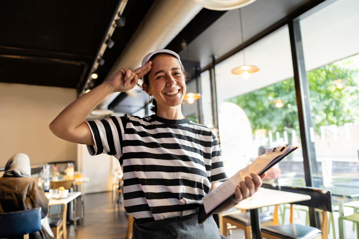 greeting walk-in customers