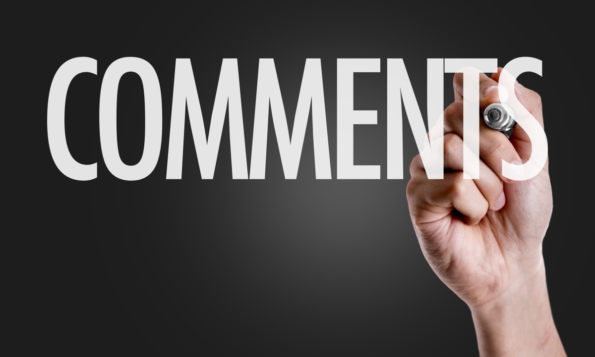 Comments on Your Blog