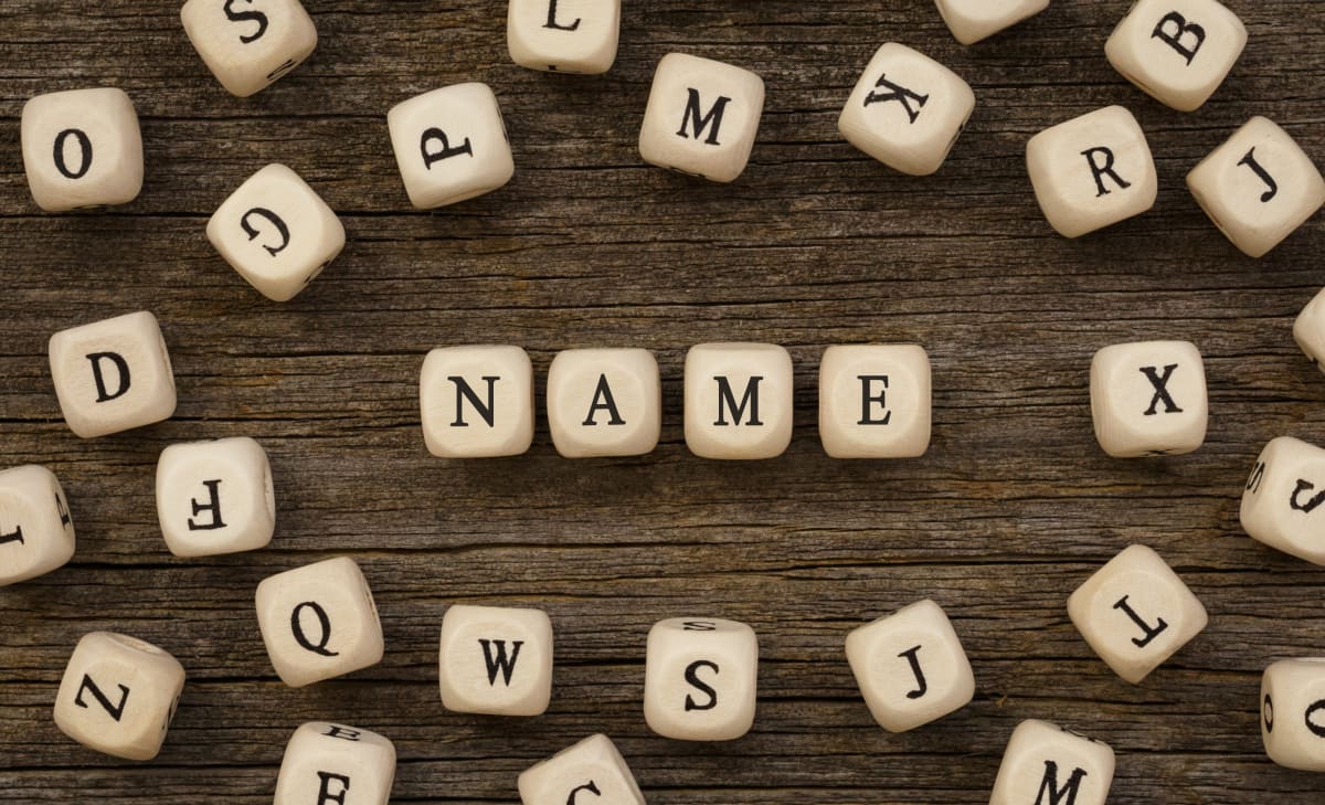 name blocks