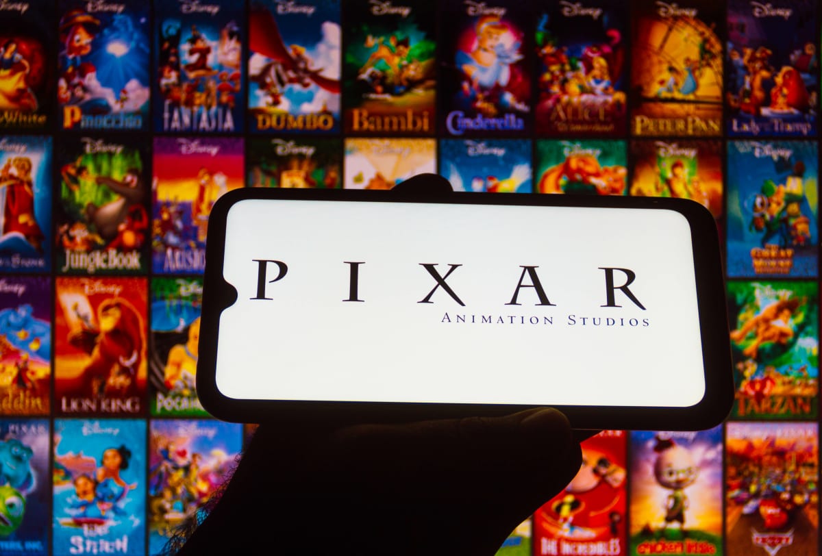 Pixar on phone