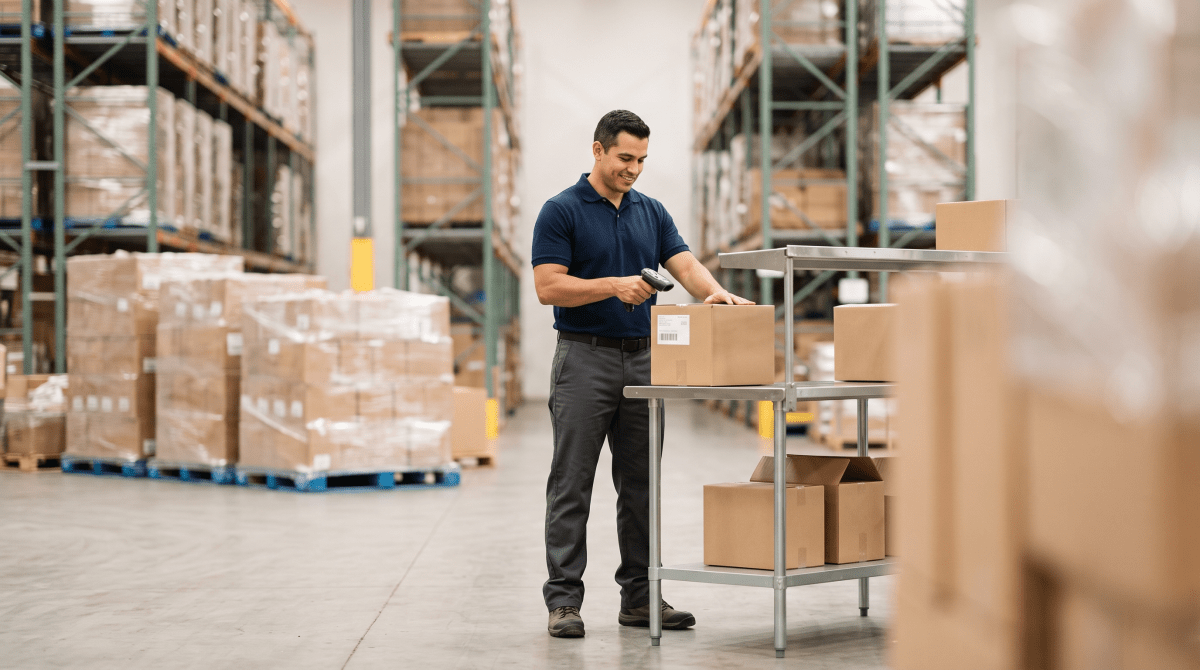 3PL warehousing and distribution owner working on their new business idea