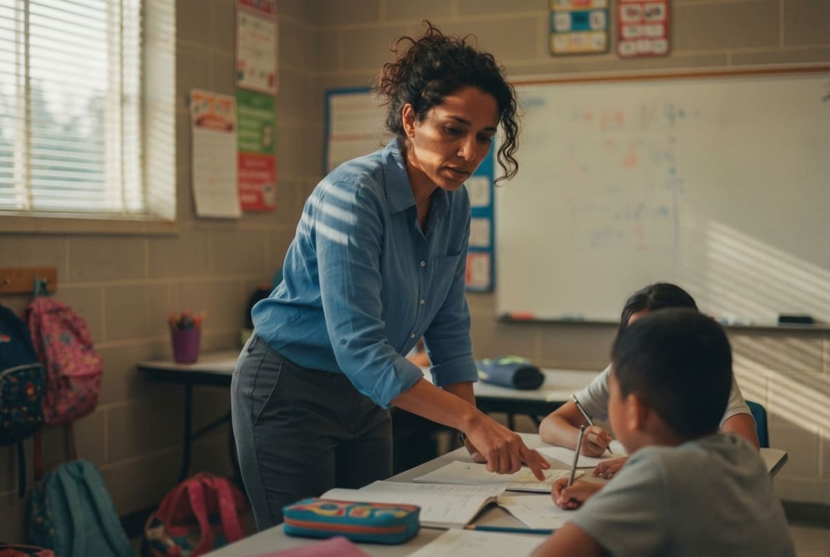 After-school academic programs business owner planning lessons and student enrichment activities