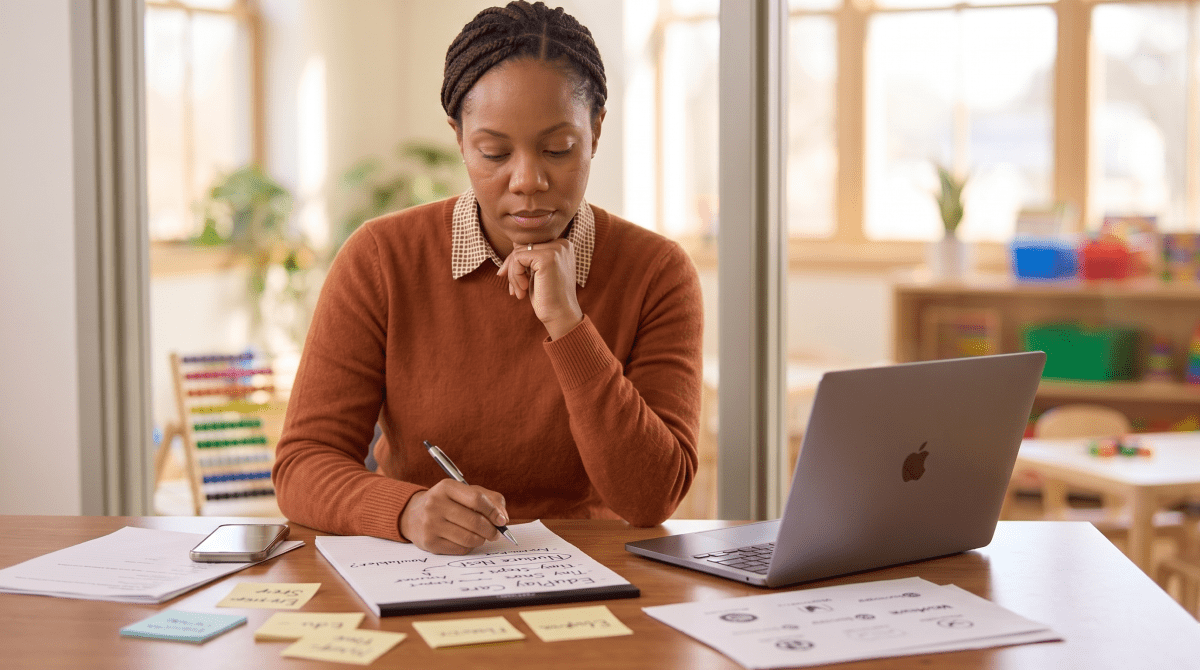 After-school care business owner creating LLC business name ideas