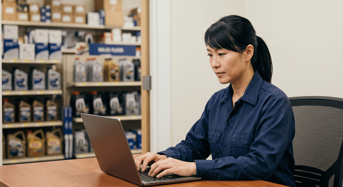 Auto parts store owner forming their LLC
