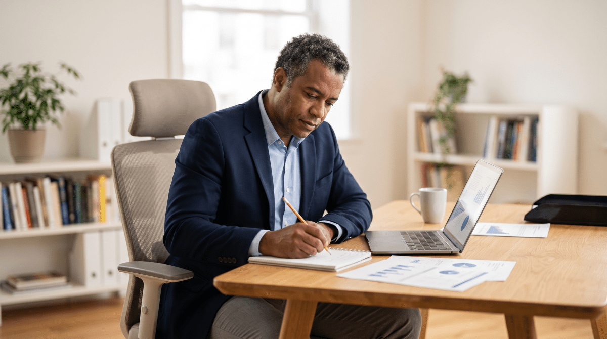 Business plan writing owner starting a business.